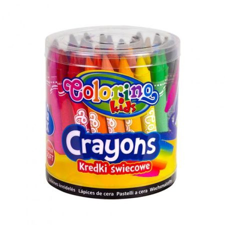 KIDS KREDKI ŚWIECOWE JUMBO 48 SZTUK COLORINO
