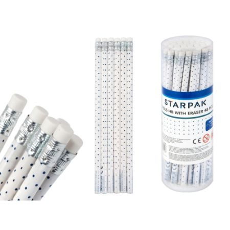 OŁÓWEK Z GUMKĄ DOTS