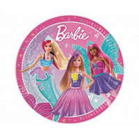 Talerzyki papierowe Barbie Fantasy Next Generation Mattel, 23cm,