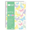 Happy color Blok kreatywny- deco SPRING- wzory wiosenne, A4-170g