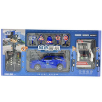 WÓZ POLICYJNY W PUDEŁU Z AKCESORIAM