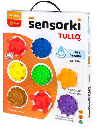 PIŁECZKI SENSORYCZNE 8SZT BEZ DZIUR