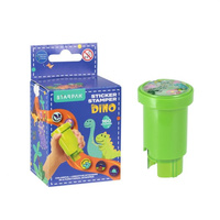 STEMPEL Z NAKLEJKAMI DINO 160SZT S-BOO