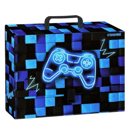 Teczka z Rączką A4/95mm PAD BLUE Starpak