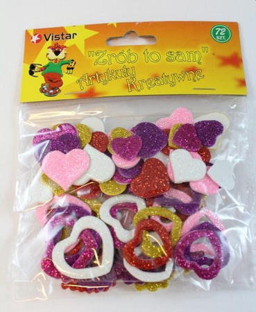 art.kreatywny samoprzyl. serce a?urowe