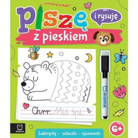 Piszę i rysuję z pieskiem. Labirynty, szlaczki, rysowanki. Ścieralny pisak