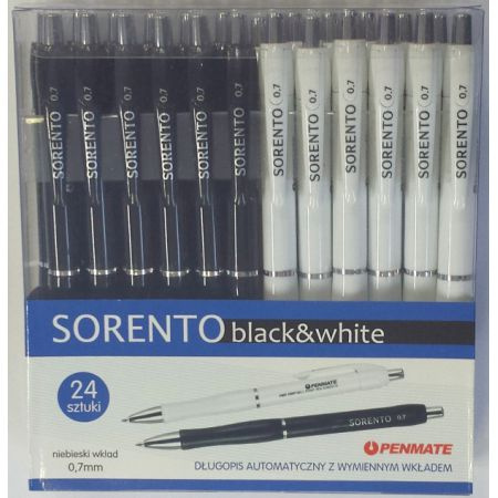 DŁUGOPIS SORENTO BLACK&WHITE