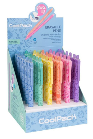COOLPACK - DŁUGOPIS WYMAZYWALNY AUTOMATYCZNY - PASTEL COLLECTION