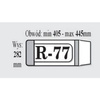 Okładka R-77 (wysokość 282 x  szerokość 405-445mm) IKS