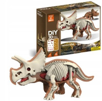 MODEL ANATOMICZNY DINOZAUR TRICERATOPS, pak 120/2 zestaw elementów d