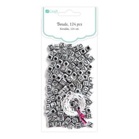 KORALIKI 124SZT LITERKI SREBR