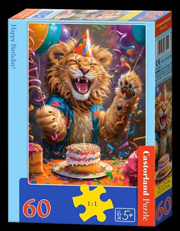 Castorland Puzzle 60 el. HAPPY BIRTHDAY