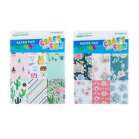 CF ZESZYT PAP KREAT 14X19 24SZT KWIATY 12/48