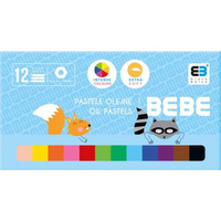 Pastele olejne 12 kolorów, BeBe Interdruk