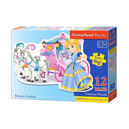 Castorland Puzzle 12 el. Maxi Princess carriage