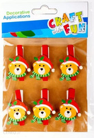 OZDOBA BN KLAMERKI MIS 6SZT CF PBH 12/144