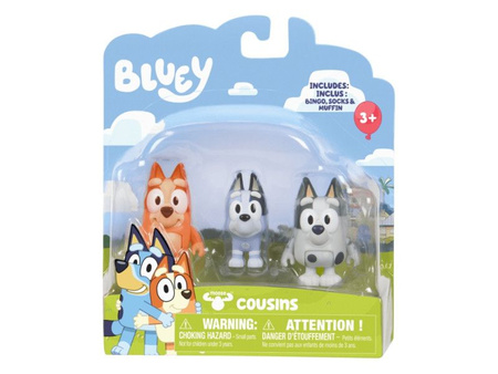 BLUEY FIGURKI 2PAK KUZYNI