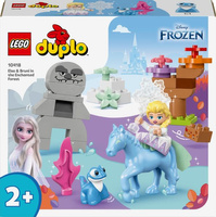 Klocki LEGO DUPLO - Elza i Bruni w Zaczarowanym lesie 10418