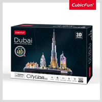 Puzzle 3D 182 el. Dubaj LED