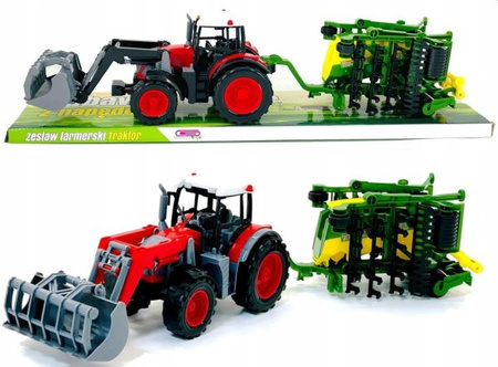TRAKTOR Z MASZYNĄ