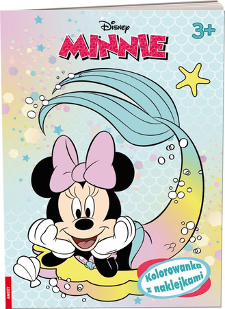 MINNIE. KOLOROWANKA Z NAKLEJKAMI