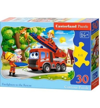 Castorland Puzzle 30 el. Firefighters To The Rescue