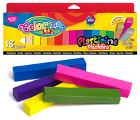 PLASTELINA KWADRATOWA 18 SZTUK MIX KOLORÓW