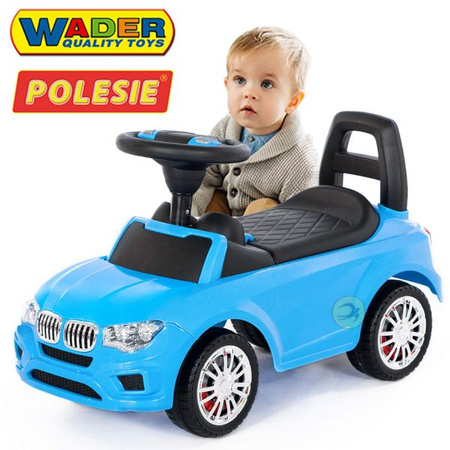 Samochód-jeździk 'SuperCar' Nr5 z sygnałem dźwiękowym (niebieski)