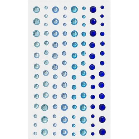 KRYSZTAŁKI SAMOPRZYLEPNE NIEBIESKIE