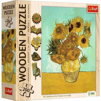 Puzzles 200 Wooden Puzzles Sunflowers - Vincent van Gogh