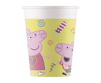 Kubeczki papierowe (WM), Peppa Pig (Hasbro), 200ml, 8 szt. (SUP label)