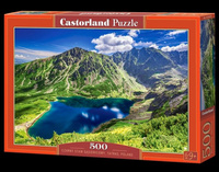 PUZZLE 500E CZARNY STAW gąsienicowy Tatry