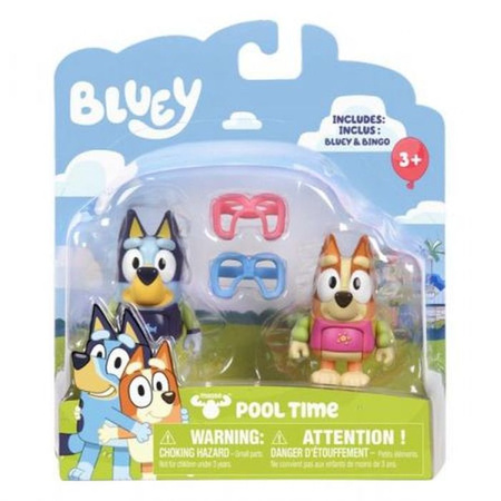 BLUEY FIGURKI 2PAK ZABAWA NA BASENIE