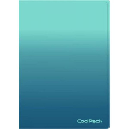 COOLPACK - GRADIENT - TECZKA CLEAR BOOK 20 KOSZULEK - BLUE LAGOON