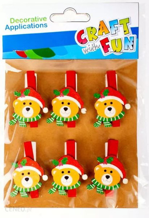 OZDOBA BN KLAMERKI MIS 6SZT CF PBH 12/144