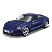 BBurago Porsche Taycan Turbo S Blue 1:24