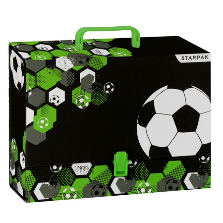 Teczka z rączką A4/95mm Football STARPAK 553551