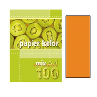 papier a4 (100) pomarańcz