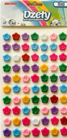 Dżety samoprzylepne kwiatki mix DS103
