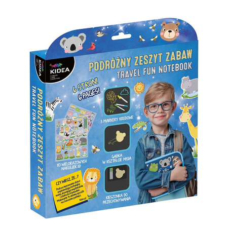 Kidea Podróżny zestaw zabaw- idelany do samochodu