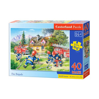 Castorland Puzzle 40  el. Maxi B-040025-1 Fire Brigade