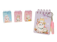 notes z długopisem 10x7,5x1cm, długopis z brelokiem, display 12szt.