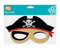 Maska filcowa Pirat, 22x13 cm