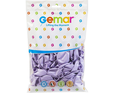 Balony G90 pastel 10' 26cm - liliowe 079/ 100 szt.