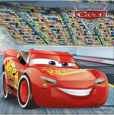 Serwetki Papierowe Auta Cars 20sztuk