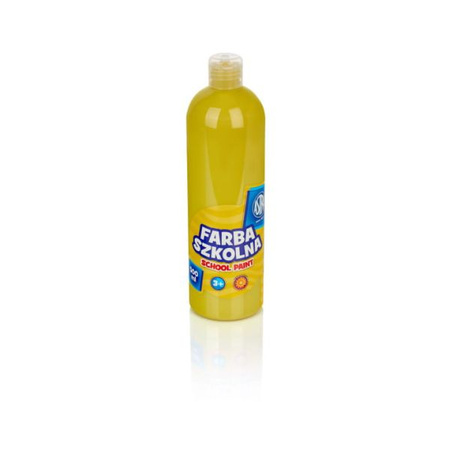 Farba Szkolna Plakatowa 500ml Żółta Astra