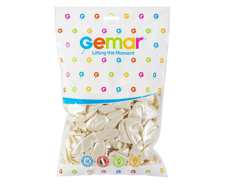 Balony GM90 metalizowane 10' 26cm - perłoww 028/ 100 szt.
