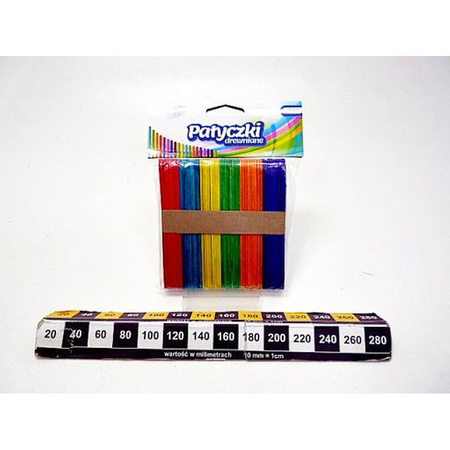 Patyczki duże kolorowe