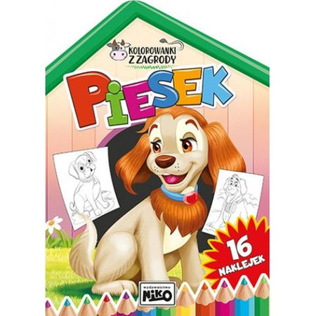 Kolorowanki z zagrody. Piesek