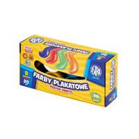 Farby plakatowe ASTRA 8 kol x 20 ml Standard box